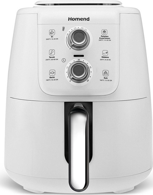 Airfryday 4 Litre 2510H Krem Silver