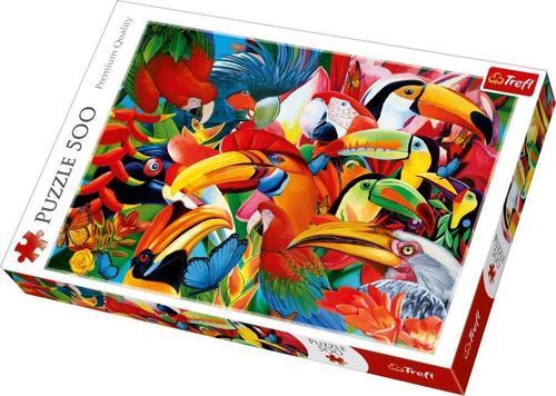 Puzzle 500 Parça Colourful Birds 37328