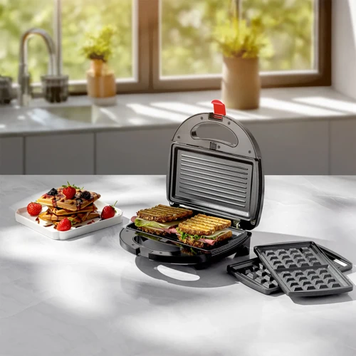 Toastbuster 1325H Çıkarılabilir Waffle Plakalı Tost Makinesi