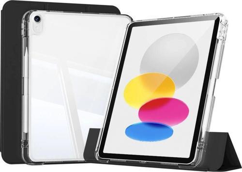 ​Apple iPad 10.9 2022 (10.Nesil) Kılıf Magnetik Ayrılabilen Airbagli Zore Sliding Tablet Kılıfı