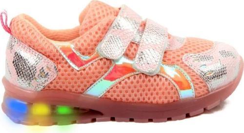 Kız Çocuk Işıklı Ortopedik Pembe Spor Ayakkabı