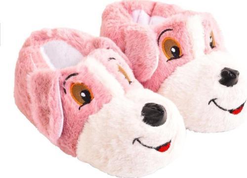 Unisex Çocuk Hayvanlı Köpekli Panduf Ev Botu