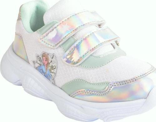 Elsa Kız Çocuk Hafif Esnek Taban Beyaz Spor Ayakkabı Sneaker