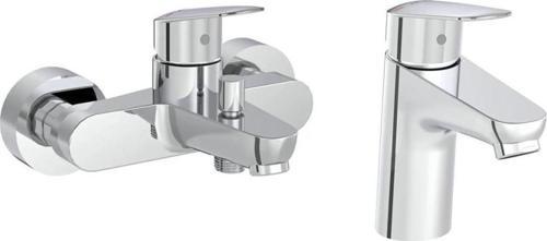 Flow Round Banyo Bataryası + Flow Round Lavabo Bataryası Set