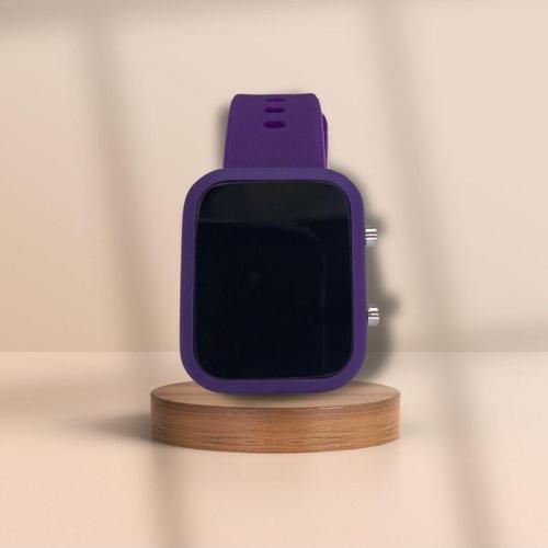 Rower Collection Akıllı Saat Görünümlü Dijital Led Ekran Silikon Kordon Suya Dayanıklı Kol Saat