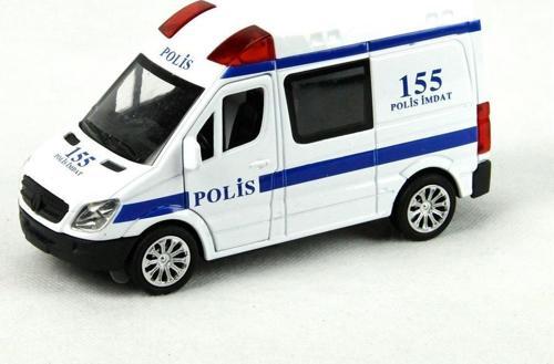 Vardem Çekbırak 1:30 Işıklı Sesli Polis Arabası 588A-POL