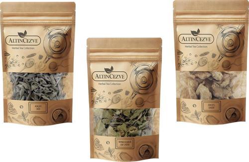 Adaçayı Ihlamur Kök Zencefil Bitki Çayı 3lü Set