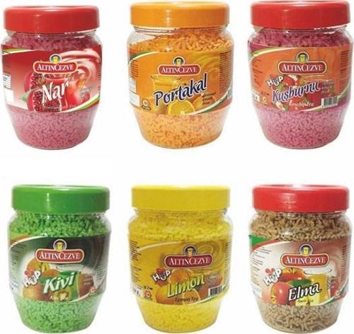 Granül Oralet 6'lı Paket 300Gr x 6 Adet (Portakal,Limon,Kuşburnu,Kivi,Elma,Nar)