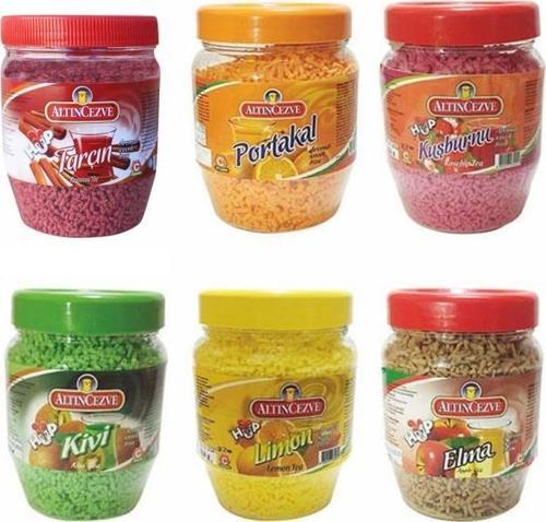 Granül Oralet 6'lı Paket 300Gr x 6 Adet (Portakal,Limon,Kuşburnu,Kivi,Elma,Tarçın)