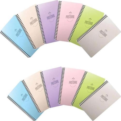 Pastoral 60 Yp. A4 Spiralli Pp. Kapak Defter Seti Çizgili 12'li