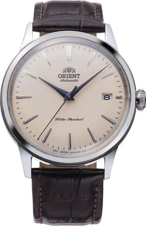 Kurmalı Otomatik Deri Kahverengi Kristal Cam 38 mm Erkek Kol Saati