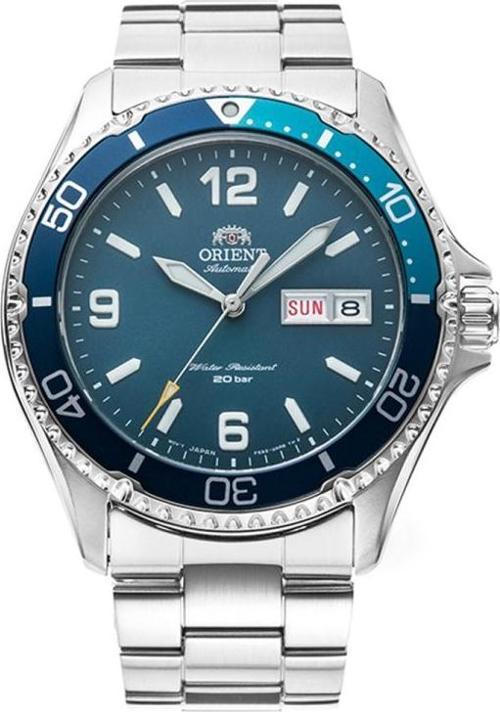 RA-AA0818L39B Kurmalı Otomatik Çelik Gri Mavi Kadran 20 ATM 42 mm Erkek Kol Saati