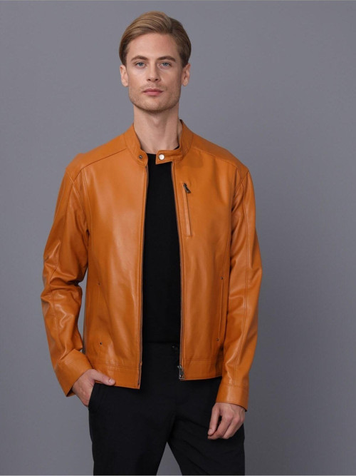 Erkek Camel Ceket Camel 2XL