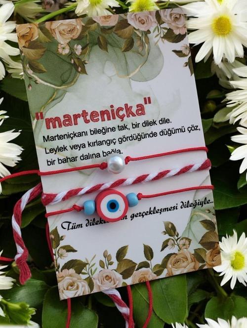 Kadınlar Gününe Özel, Fimo Marteniçka 2'li Kadın Bileklik