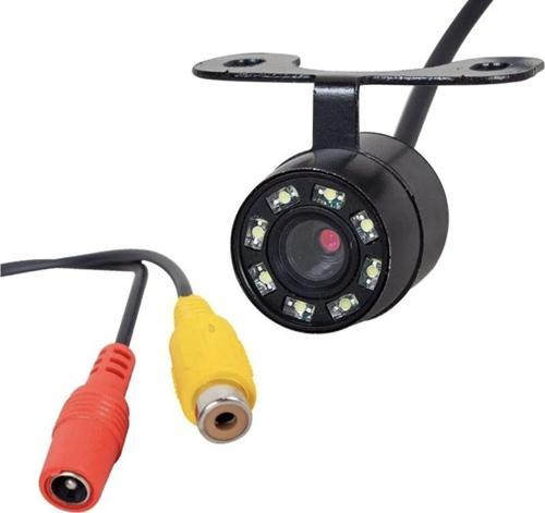 Araba Geri Görüş Kamerası 8 Ir Ledli Gece Görüşlü Çift Aparatlı Mesafe Çizgili