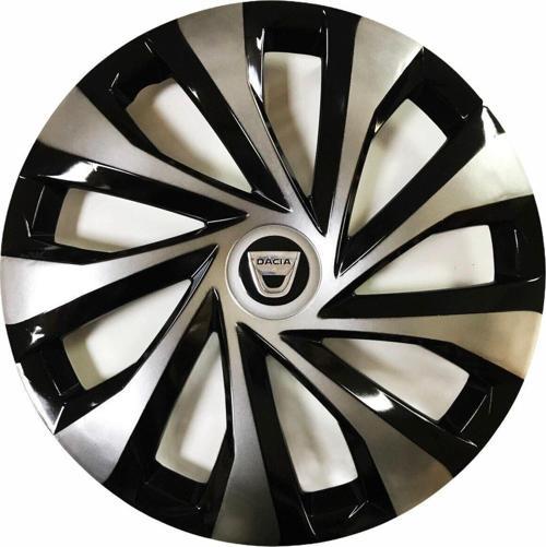 Dacia Solenza Uyumlu 14 Inç Piano Black Siyah Jant Kapağı 4 Adet