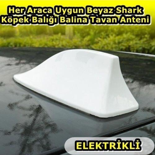Her Araca Uygun Beyaz Shark Köpek Balığı Balina Tavan Anteni