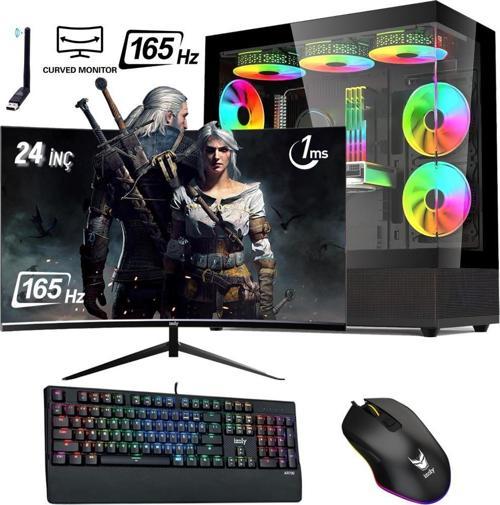 EAGLE X Ryzen 7 3700X 16GB 512GB M.2 NVMe RXT 4060 8GB 24" 165Hz Oyuncu Masaüstü Bilgisayarı