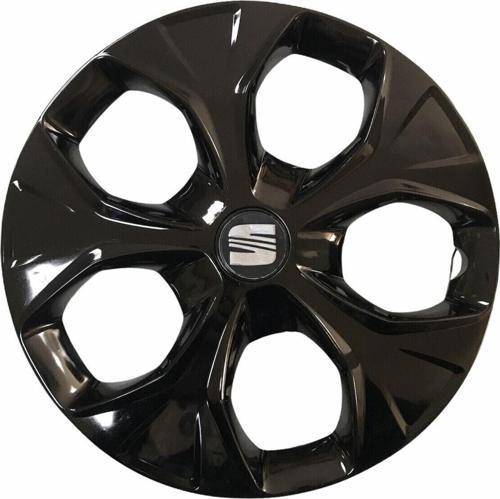 Seat Araçlarına Uyumlu 13 Inç Piano Black Siyah Jant Kapağı 4 Adet