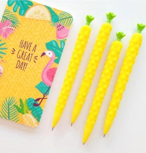 Ananas Şeklinde Uçlu Kalem - 3d Silikon 0.7