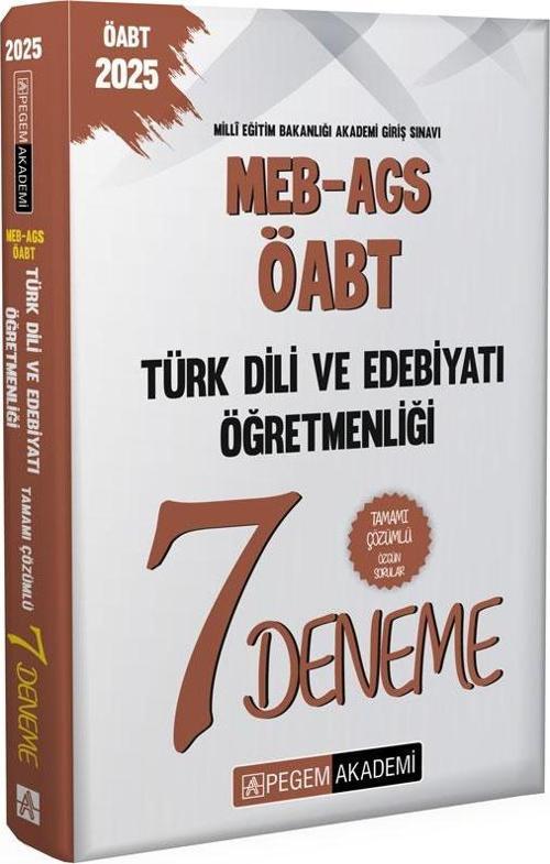 2025 MEB-AGS-ÖABT Türk Dili Ve Edebiyatı Öğretmenliği Tamamı Çözümlü 7 Deneme