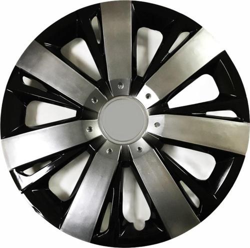 Audi A3 Uyumlu 15 Inç Piano Black Siyah Beyaz Renkli Jant Kapağı 4 Adet