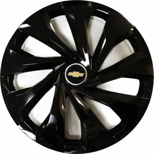Chevrolet Aveo Uyumlu 15 Inç 4 Adet Piano Black Siyah Jant Kapağı Takımı