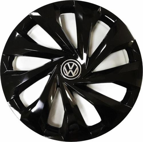 Volkswagen Polo Uyumlu 14 Inç 4 Adet Piano Black Siyah Jant Kapağı Takımı