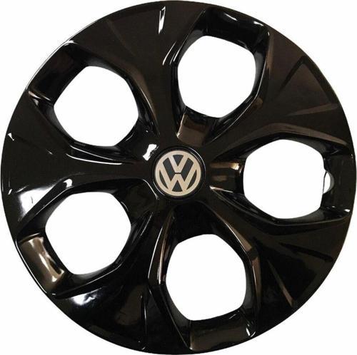 Volkswagen Polo Uyumlu 15 Inç Piano Black Siyah Jant Kapağı 4 Adet