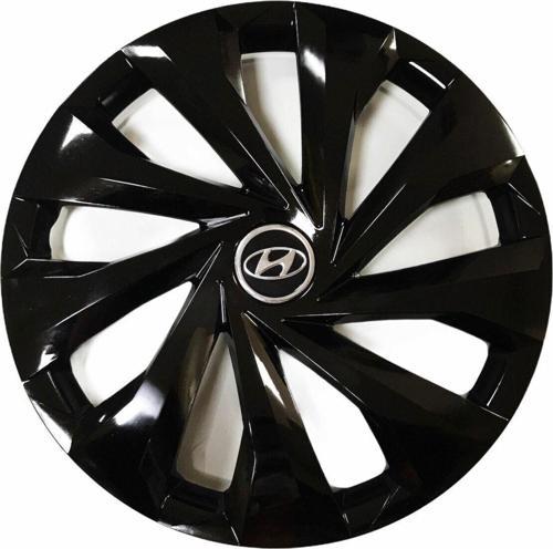 Hyundai I20 Uyumlu 14 Inç Piano Black Siyah Jant Kapağı 4 Adet