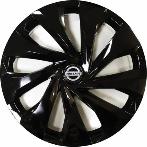 Nissan Juke Uyumlu 15 Inç 4 Adet Piano Black Siyah Jant Kapağı Takımı