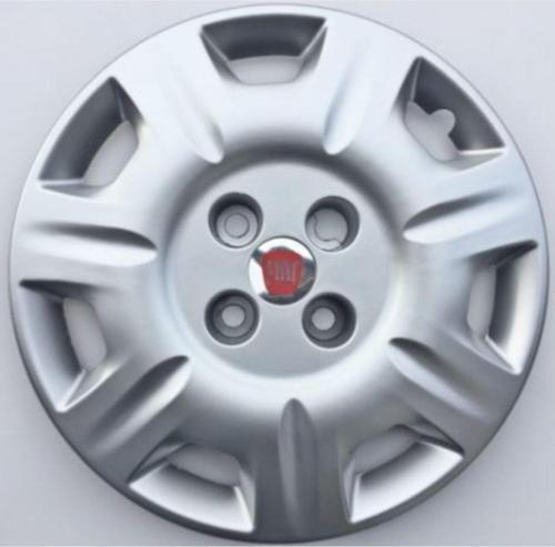 Fiat Albea - Marea 14'' Inç Kırılmaz Esnek Jant Kapağı 4Adet - Amblem Hediyeli