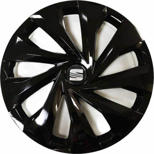 Seat Felicia Uyumlu 14 Inç 4 Adet Piano Black Siyah Jant Kapağı Takımı