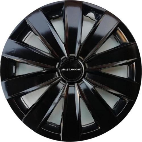 Ford Mustang Uyumlu 14 Inc Piano Black Jant Kapağı Seti 4 Adet