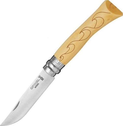 OPINEL INOX  7 NO WAVES ISLEME CAKI (001552)
