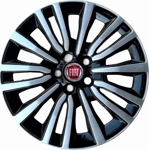 Fiat Egea Easy 15 Inç Jant Kapağı 4 Adet 1 Takım Siyah - Gri Jant Kapağı