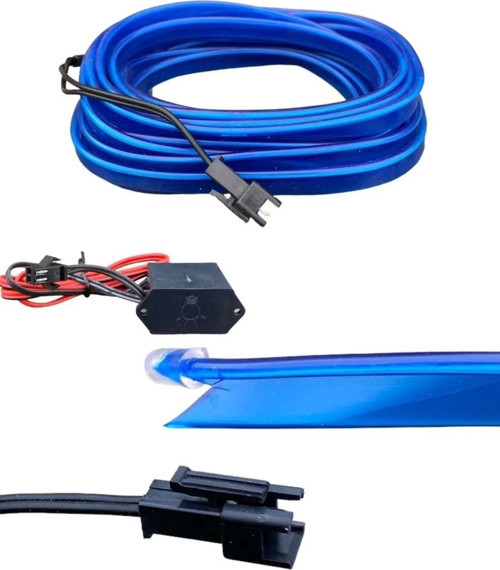 Araç Içi Aydınlatma Ip Neon Led Buz Mavisi