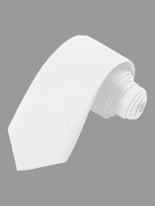 Erkek Düz Renk Saten Kravat