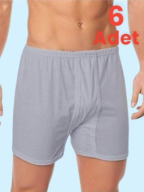 Erkek Rahat Kesim 6'Lı Paçalı Pamuklu Külot