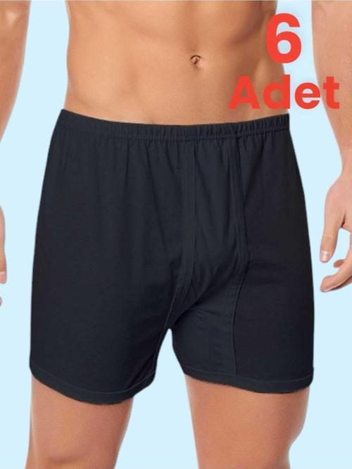 Erkek Rahat Kesim 6'Lı Paçalı Pamuklu Külot