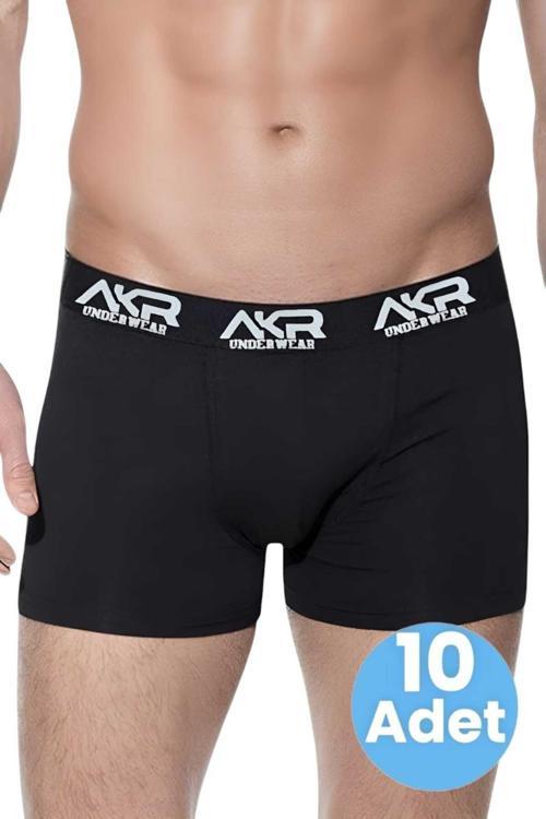Erkek Likralı 10'Lu Boxer