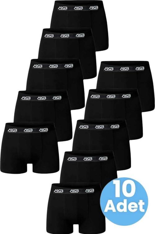 Erkek Likralı 10'Lu Boxer