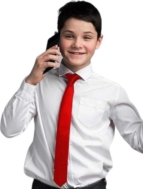Erkek Çocuk 5 - 10 Yaş Lastikli Saten Kravat