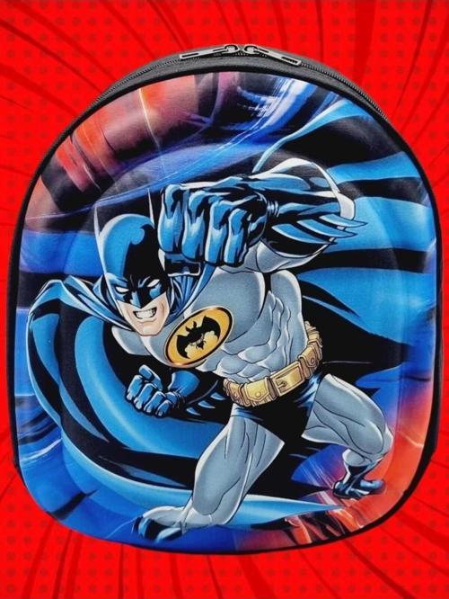 2-6 Yaş Anaokulu Kreş Yarasa Adam Batman Eva Kabartma Baskılı Sırt Çantası Ve Okul Çantası