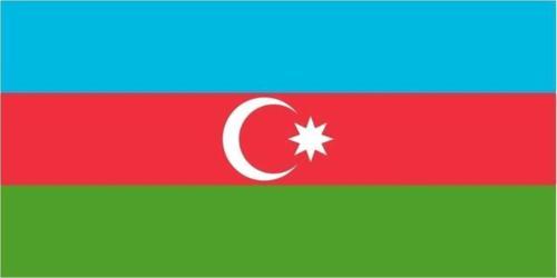 Azerbaycan Bayrağı 30X45 Cm.