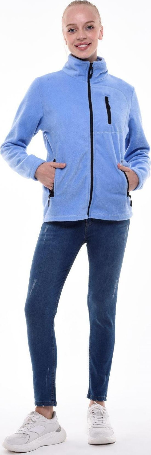 Store Kadın Polar Tam Fermuarlı Outdoor 3 Cepli Spor Polar Ceket KDN-PLR17