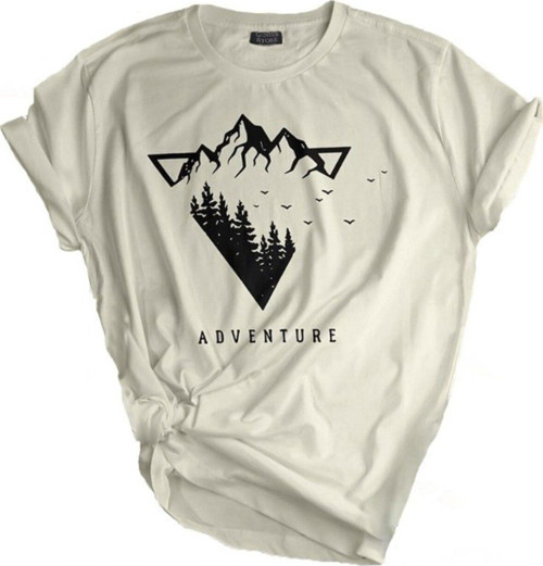 Store Unisex Baskılı Tişört Outdoor Sport T-shirt