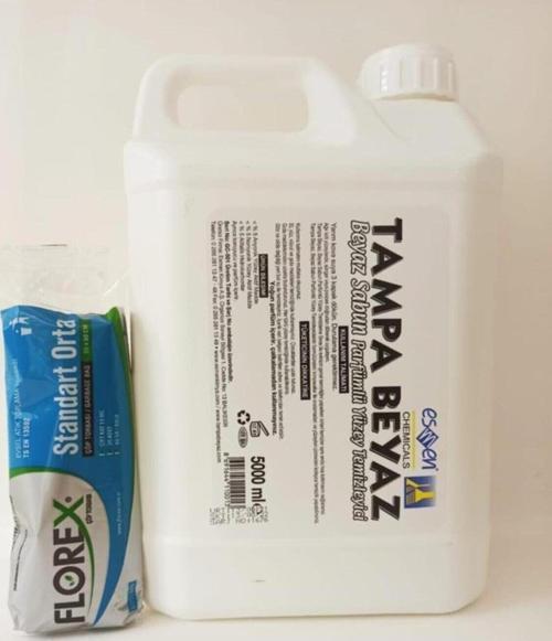 Beyaz 5Lt Yüzey Temizliyici & Çöp Poşeti Hediyeli