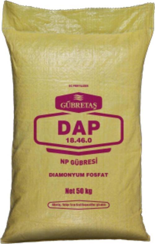 Dap 18 46 0 Dıamonyum Fosfat Azot Fosfor Kök Kışlık Taban Np Gübresi 50 kg