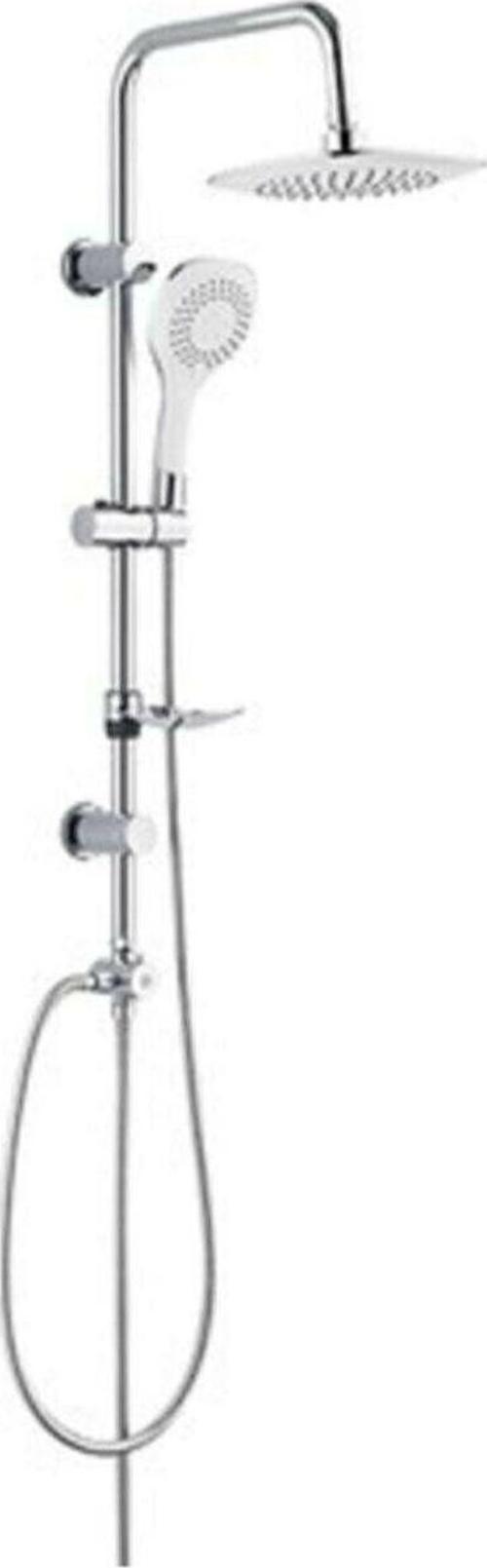 53276 Rain Bianco - Krom Kaplı Rain Sürgü Takımi